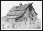 Old Barn with Stone botto, 