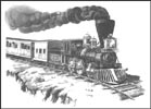 steam train note cards